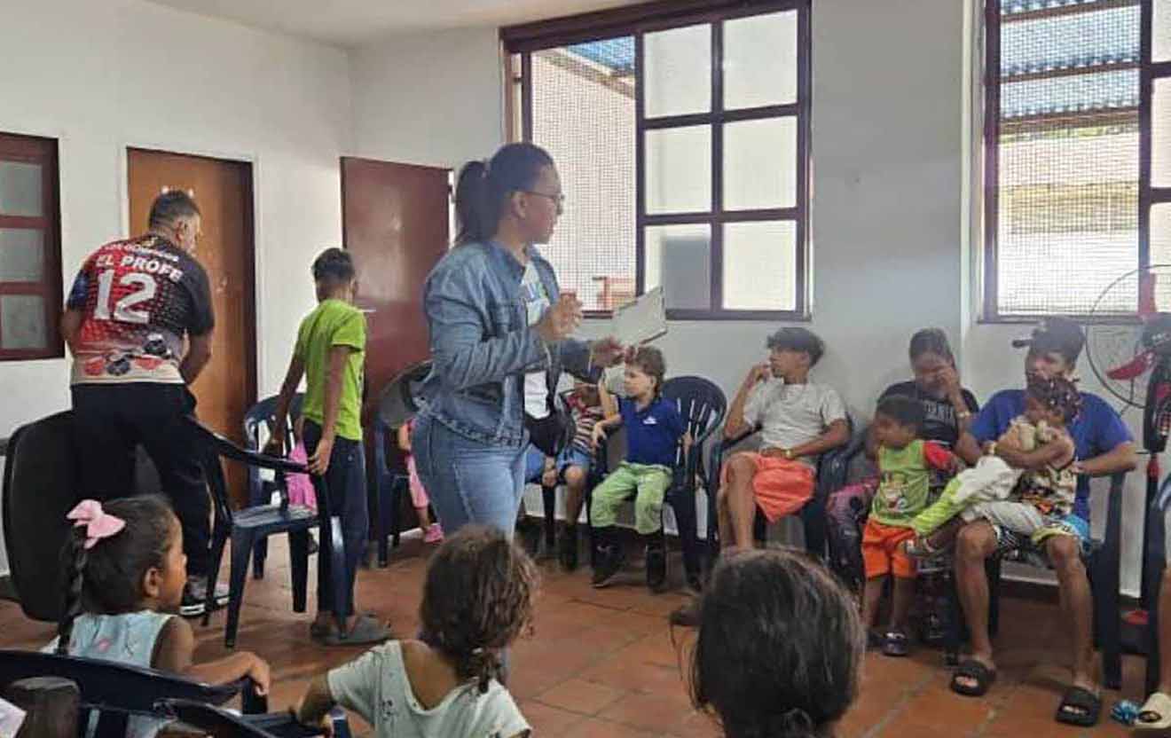 campamento transitorio San Pedro Claver