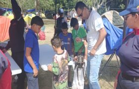 Cendit acompaña a la infancia con sonrisas y juegos en los campamentos transitorios de Caracas