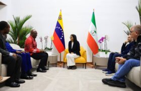 Presidenta (E) Delcy Rodríguez agradece solidaridad de la República de Guinea Ecuatorial