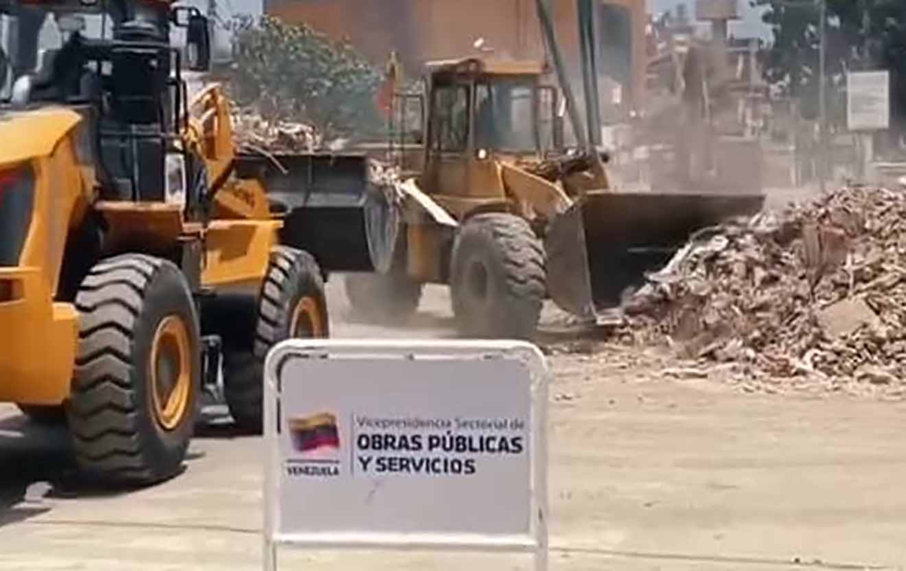 escombros en Caracas imagen referencial