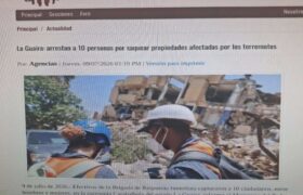 Portal Aporrea usa indebidamente fotografía científica para ilustrar nota sobre supuestos saqueos en La Guaira