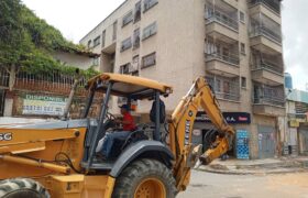 Iniciaron trabajos de demolición controlada del edificio Ángela en el casco central de Guatire tras afectaciones por los sismos