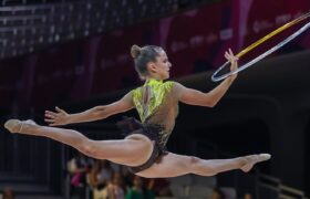 La gimnasta venezolana Jimena Domínguez entre las mejores de Suramérica