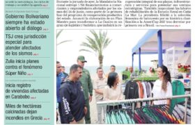 Edición Impresa Correo del Orinoco N° 5.566