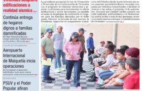 Edición Impresa Correo del Orinoco N° 5.585