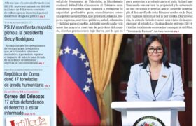 Edición Impresa Correo del Orinoco N° 5.589