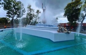 Gobierno Bolivariano reactiva la emblemática fuente de la Redoma Juana La Avanzadora en Maturín