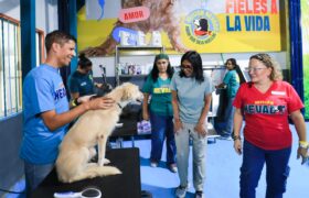 Presidenta Delcy Rodríguez visita albergue de Misión Nevado que atenderá a 400 mascotas rescatadas tras sismos