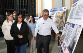 Presidenta Delcy Rodríguez inspeccionó trabajos de rehabilitación en el Panteón Nacional