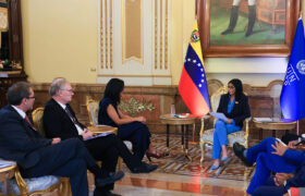 Presidenta Delcy Rodríguez recibe a la Directora Regional del PNUD