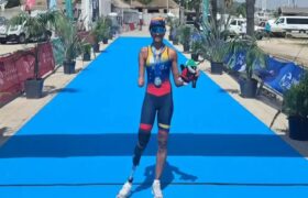 La venezolana Emma Rodríguez se coronó en la Copa del Mundo de Paratriatlón