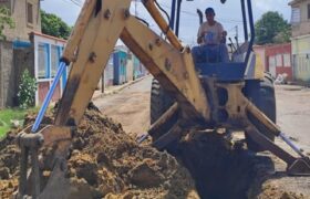 Hidroven realizó trabajos de mantenimiento en un colector beneficiando a las parroquias Santa Ana y San Antonio en Falcón