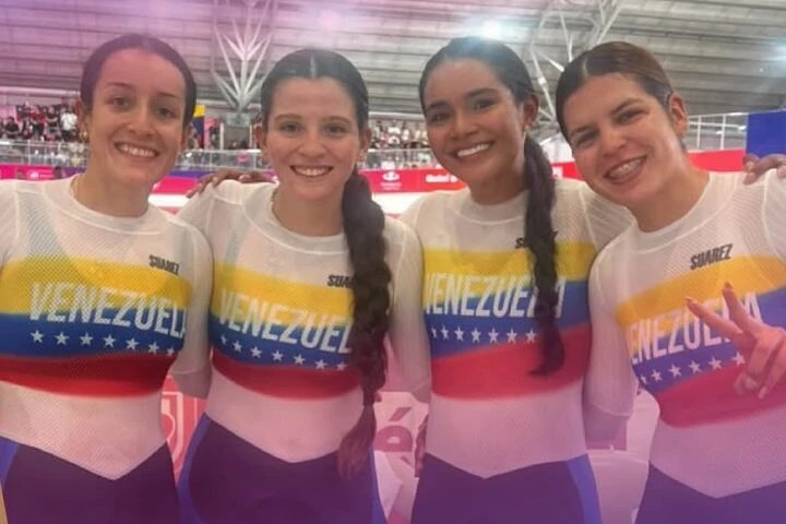 Venezuela logra plata y dos bronces en el ciclismo de pista en Santa Fe 2026