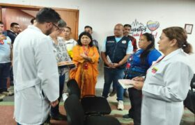 Jornada de inspección: identifican necesidades y coordinan esfuerzos para fortalecer la infraestructura del Hospital Vargas de La Guaira