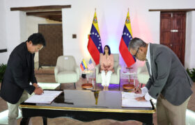 Presidenta Delcy Rodríguez suscribe acuerdos con Miyamoto International en materia de Ingeniería Estructural y Gestión de Riesgo Sísmico