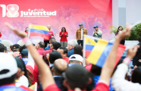 Presidenta Delcy Rodríguez rinde homenaje a la Juventud Solidaria en 18° aniversario de la JPSUV