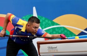 William Villanueva conquistó bronce en billar en los Juegos Suramericanos