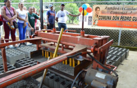 Inauguran bloquera comunal en Pedro Gual para apalancar el Plan Venezuela Renace