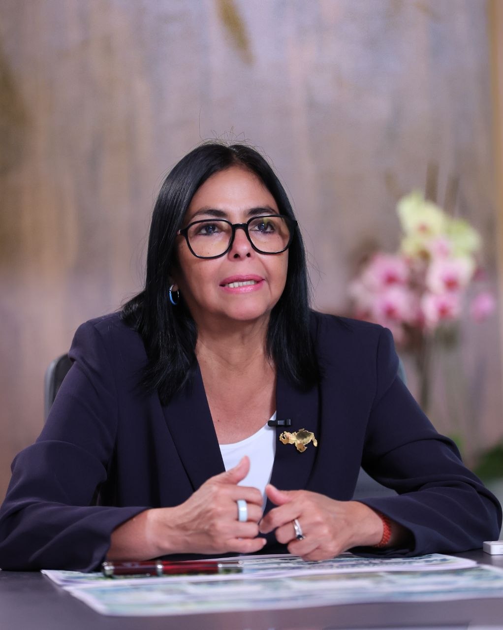 Presidenta de la República Bolivariana de Venezuela, Delcy Rodríguez, presenta balance de atención a familias afectadas por el doblete sísmico del 24 de junio