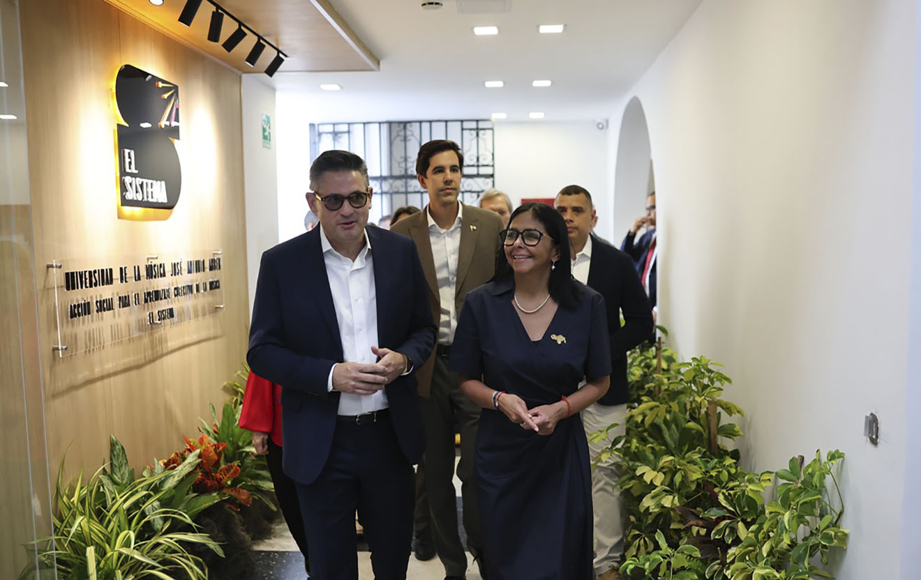 Presidenta Delcy Rodríguez lidera inauguración de la Universidad de la Música José Antonio Abreu en Caracas